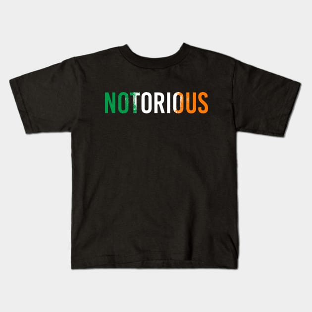 Notorious Conor McGregor Irish Kids T-Shirt by MMAMerch